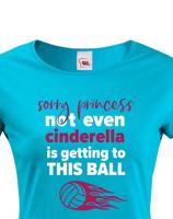 Dámské tričko s Volejbalovým motivem