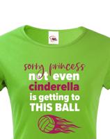 Dámské tričko s Volejbalovým motivem