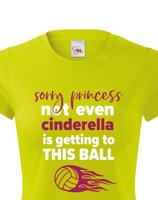 Dámské tričko s Volejbalovým motivem