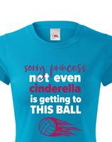 Dámské tričko s Volejbalovým motivem