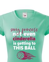 Dámské tričko s Volejbalovým motivem