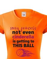 Dámské tričko s Volejbalovým motivem