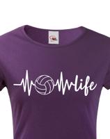 Dámské tričko s Volejbalovým motivem