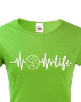 Dámské tričko s Volejbalovým motivem