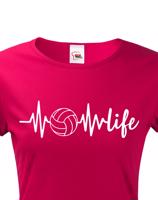 Dámské tričko s Volejbalovým motivem