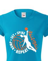 Dámské tričko s Volejbalovým motivem