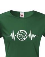 Dámské tričko s Volejbalovým motivem
