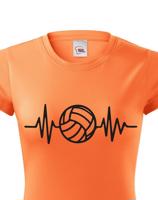 Dámské tričko s Volejbalovým motivem