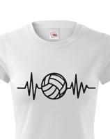Dámské tričko s Volejbalovým motivem