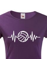 Dámské tričko s Volejbalovým motivem