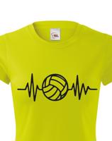 Dámské tričko s Volejbalovým motivem