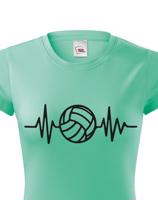 Dámské tričko s Volejbalovým motivem
