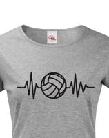 Dámské tričko s Volejbalovým motivem