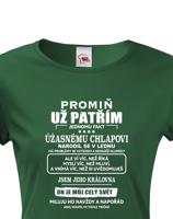 Dámské tričko s vtipným potiskem jsem jeho královna - skvělý dárek