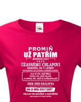 Dámské tričko s vtipným potiskem jsem jeho královna - skvělý dárek