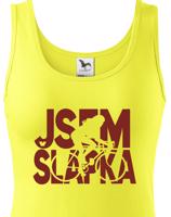 Dámské tričko s vtipným potiskem Jsem šlapka - dámské cyklistické tričko