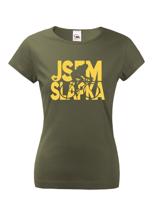 Dámské tričko s vtipným potiskem Jsem šlapka - dámské cyklistické tričko