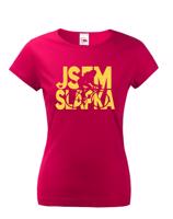 Dámské tričko s vtipným potiskem Jsem šlapka - dámské cyklistické tričko