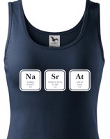 Dámské tričko s vtipným potiskem NaSrAt - triko jen pro odvážné