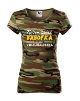 Dámské tričko s vtipným potiskem Nejsem žádná bábofka já jsem volejbalistka