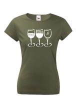 Dámské tričko s vtipným potiskem Pesimista, optimista, já