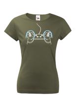 Dámské tričko s vtipným potiskem Playstation