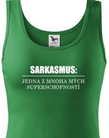 Dámské tričko s vtipným potiskem Sarkamus - triko pro zlobivé holky