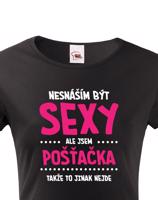 Dámské tričko sexy pošťačka - ideální dárek pro pošťačku