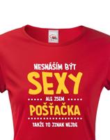 Dámské tričko sexy pošťačka - ideální dárek pro pošťačku