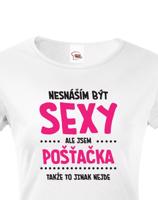 Dámské tričko sexy pošťačka - ideální dárek pro pošťačku