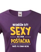 Dámské tričko sexy pošťačka - ideální dárek pro pošťačku