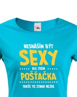 Dámské tričko sexy pošťačka - ideální dárek pro pošťačku