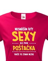 Dámské tričko sexy pošťačka - ideální dárek pro pošťačku