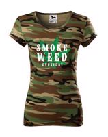 Dámské tričko - Smoke weed