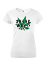 Dámské tričko - Smoke weed