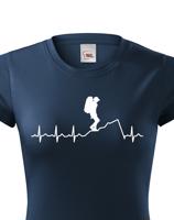 Dámské tričko Tep turisty - ideální turistické tričko