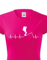 Dámské tričko Tep turisty - ideální turistické tričko