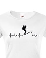 Dámské tričko Tep turisty - ideální turistické tričko