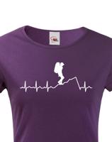 Dámské tričko Tep turisty - ideální turistické tričko