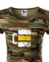 Dámské tričko Turistická značka - pivo - ideální turistické tričko pro pivaře