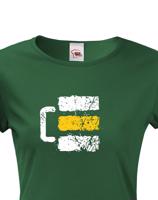 Dámské tričko Turistická značka - pivo - ideální turistické tričko pro pivaře