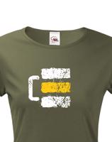 Dámské tričko Turistická značka - pivo - ideální turistické tričko pro pivaře