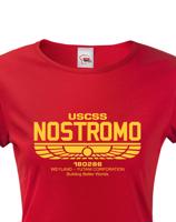 Dámské tričko USCSS Nostromo - motiv z oblíbené série Vetřelec