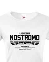 Dámské tričko USCSS Nostromo - motiv z oblíbené série Vetřelec