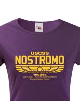 Dámské tričko USCSS Nostromo - motiv z oblíbené série Vetřelec