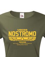 Dámské tričko USCSS Nostromo - motiv z oblíbené série Vetřelec