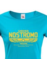 Dámské tričko USCSS Nostromo - motiv z oblíbené série Vetřelec