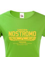 Dámské tričko USCSS Nostromo - motiv z oblíbené série Vetřelec