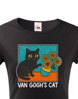 Dámské tričko Van Gogh´s Cat
