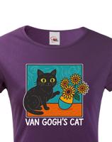 Dámské tričko Van Gogh´s Cat